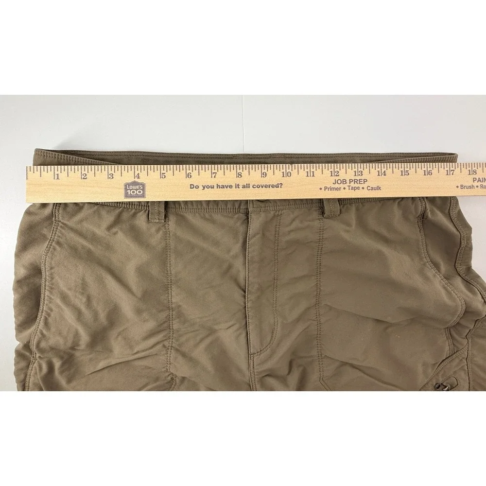 The North Face Mens Brown Hiking Shorts Lightweight Outdoor Trail‎ Utility Sz 34